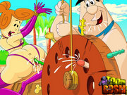 Fred Flintstone and Barney Rubbles swap wives and dominate them