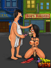 The main character of Bob's Burgers with moustache loves dominating women and get dominated.