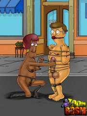 Forbidden crazy BDSM sex scenes from Bob's Burgers cartoon